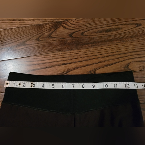 FLEECE LINED BrownLeggings w wide elastic waist band. NWOT, Excellent condition. - Picture 5 of 9